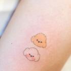 Dog Print Waterproof Temporary Tattoo One Piece - One Size