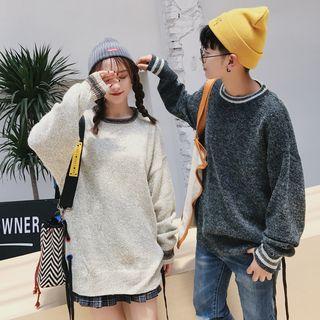 Tie-side Couple Matching Sweater