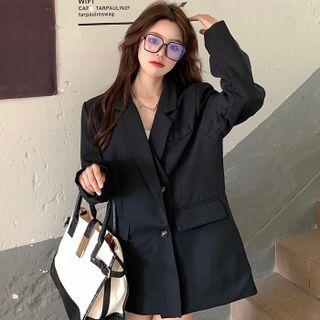 Long-sleeve Layered Blazer