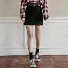 Mini Skirt With Belt