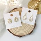 Flower Geometry Drop Earring