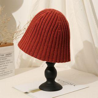 Plain Knit Bucket Bucket Hat