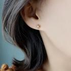 Rhinestone Earring 1 Pair - Light Gold - One Size
