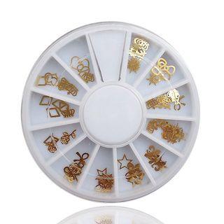 Metal Nail Art Decoration 12g-09 - One Size