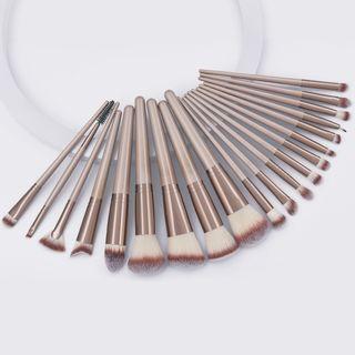 Set Of 20: Makeup Brush Set Of 20 - Champagne - One Size