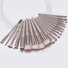 Set Of 20: Makeup Brush Set Of 20 - Champagne - One Size