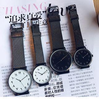Arabic Numeral Strap Watch