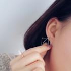 Cutout Square Earrings