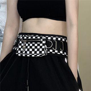 Zipper Canvas Belt Bag