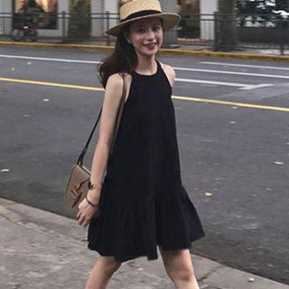 Halter Mini A-line Dress