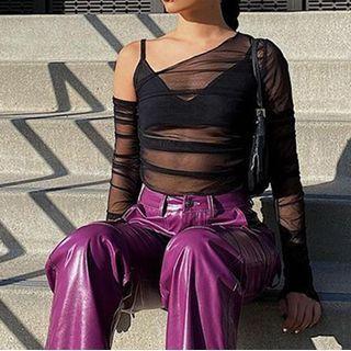 Transparent Mesh Top