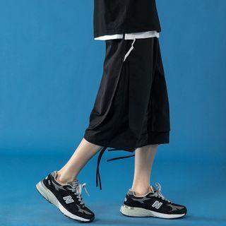 Plain Capri Straight Leg Pants