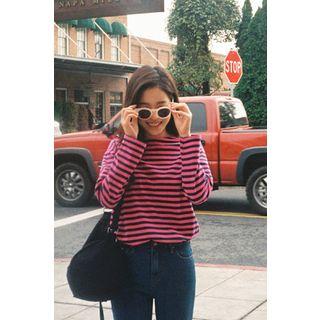 Marine Stripe Cotton T-shirt