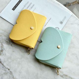 Lovely Heart Zipped Wallet