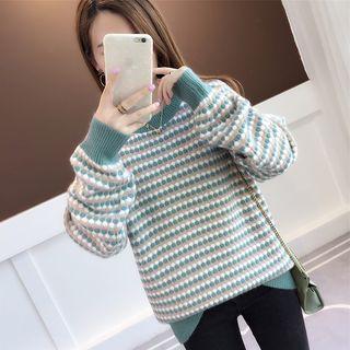 Dotted Striped Sweater