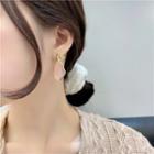 Heart Alloy Dangle Earring 1 Pair - Earring - Gold - One Size