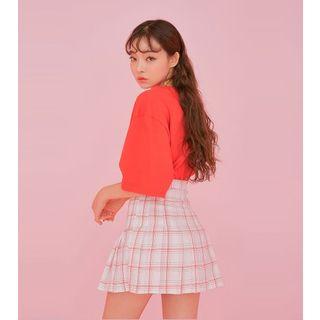 Strawberry Milk Lettering Relaxed-fit T-shirt
