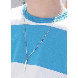 Metal-bar Chain Necklace