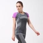 Color Block Short Sleeve Sports T-shirt
