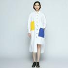 Color Block Asymmetrical Shirtdress