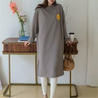 Smiley Midi Sweatshirt Dress