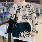 Crocodile Turtleneck Sweater