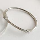 Lettering Bangle Type A - Silver - One Size