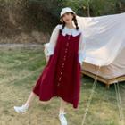 Jumper Dress / Puff-sleeve Shirt