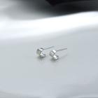 Curve Sterling Silver Earring Arc Earrings - Silver - One Size