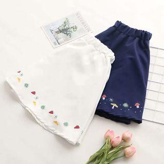 Print Chiffon A-line Accordion Pleat Skirt