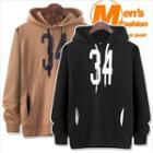 Numbering Hooded Pullover
