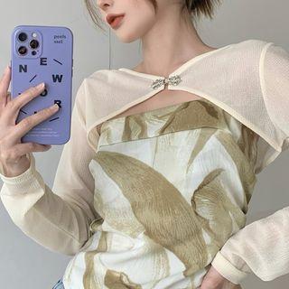Plain Shrug Almond - One Size