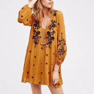 Embroidery Shift Tunic