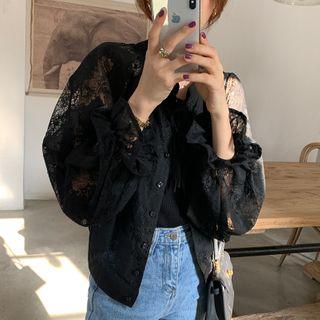 Button Lace Light Jacket