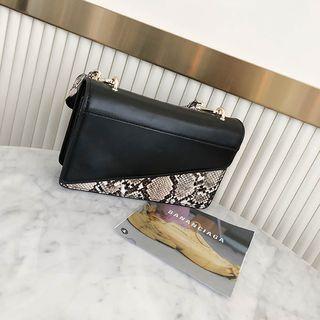 Python Panel Flap Satchel