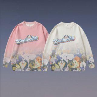 Dogs Print Sweater