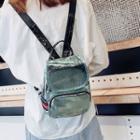 Metallic Mini Backpack