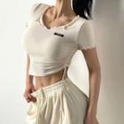 Quick-dry Drawstring Sports Top In 6 Colors