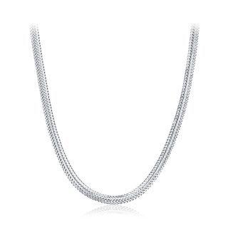 Simple Necklace For Ladies Silver - One Size