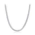 Simple Necklace For Ladies Silver - One Size