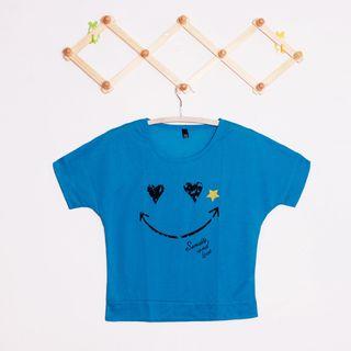 Smiley Batwing Short-sleeve T-shirt