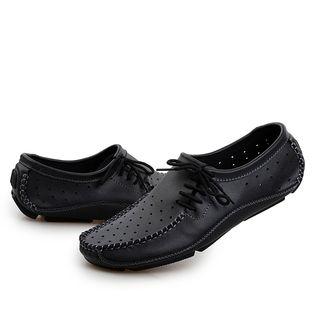 Mesh Lace Up Casual Shoes