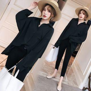 Long-sleeve Batwing Shirt