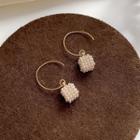 Cube Earring 1 Pair - Ge2253 - 925 Silver - One Size