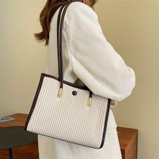 Accordion-pleat Tote Bag