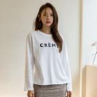Letter-printed Relax-fit T-shirt