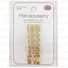 Daiso - Twisted Hair Pin Gold 5 Pcs