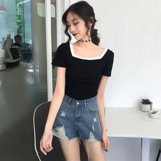 Square Short-sleeve Top