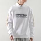 Stand-collar Half-zip Lettering Sweatshirt