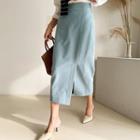 H-line Long Plain Skirt